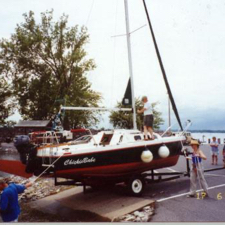 Launching ChickieBabe at Kentucky Lake